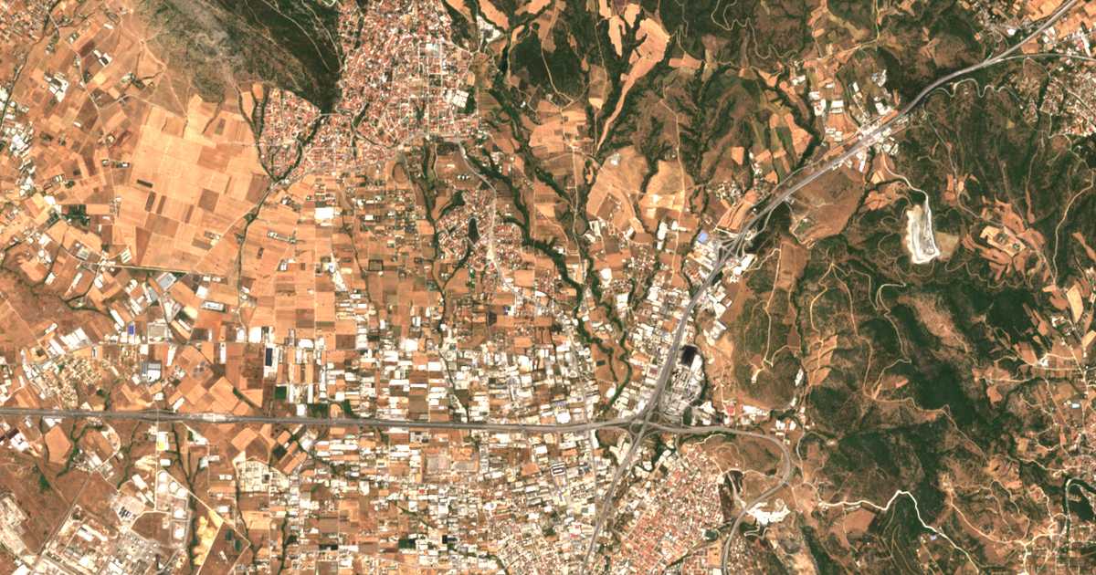 Carte satellite de Neókastro