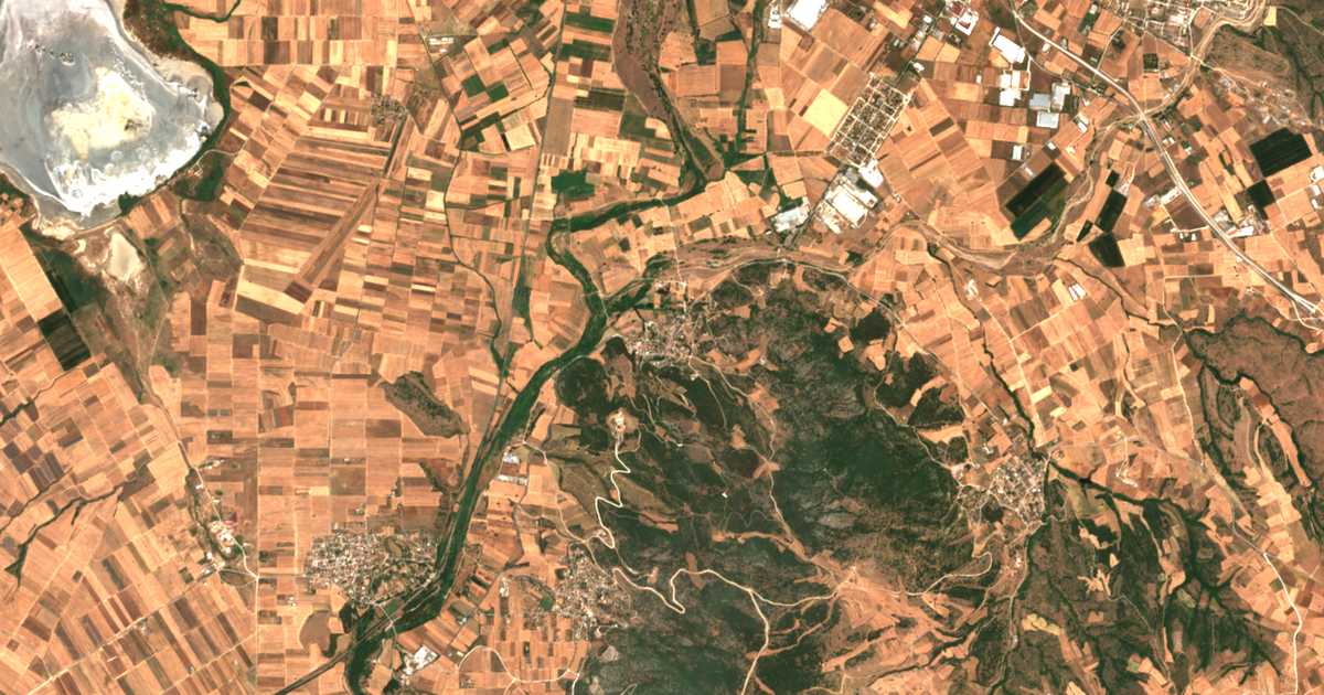 Carte satellite de Petrotón