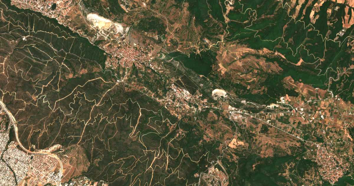 Carte satellite de Exochí