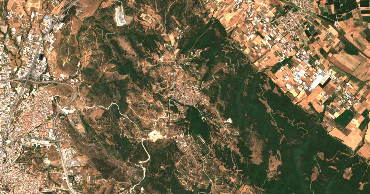 Carte satellite de Fílyron