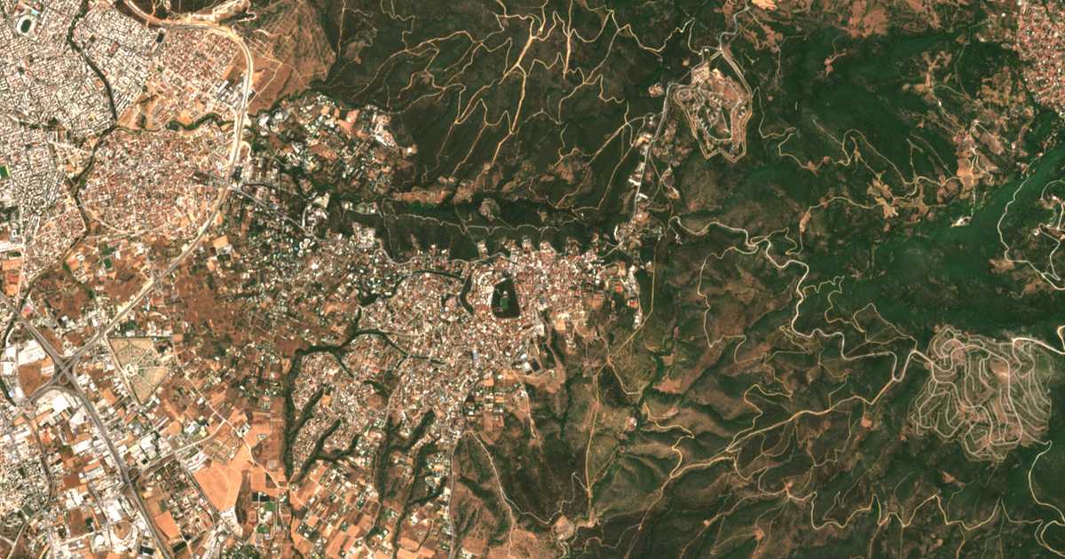 Carte satellite de Panórama