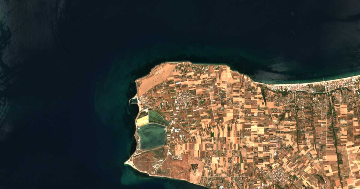 Carte satellite de Angelochórion