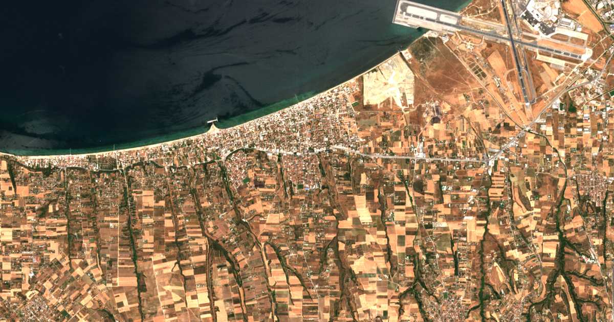 Carte satellite de Peréa