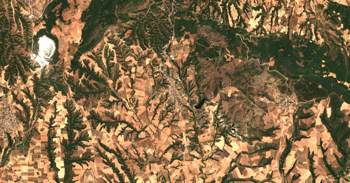 Carte satellite de Ágios Antónios