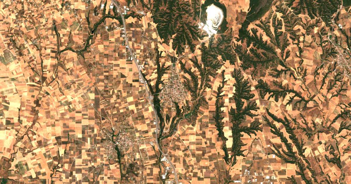 Carte satellite de Káto Scholári