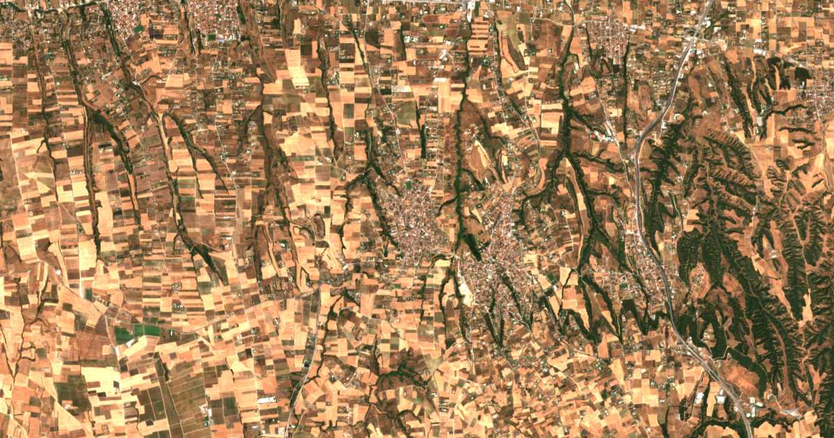 Carte satellite de Plagiári