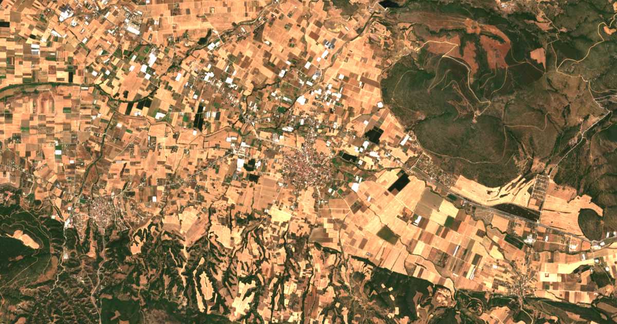 Carte satellite de Vasiliká