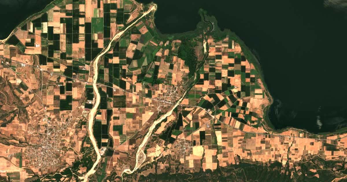 Carte satellite de Apollonía