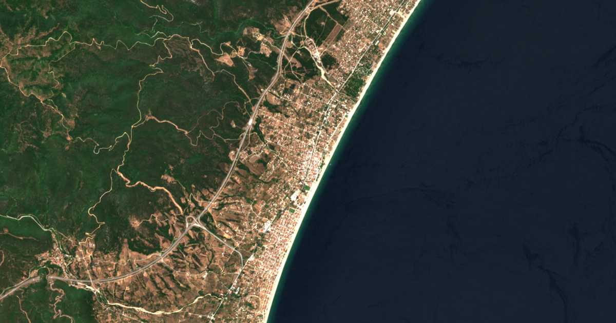 Carte satellite de Asproválta