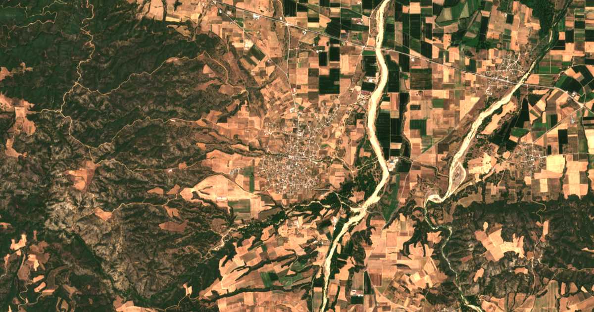 Carte satellite de Néa Apollonía