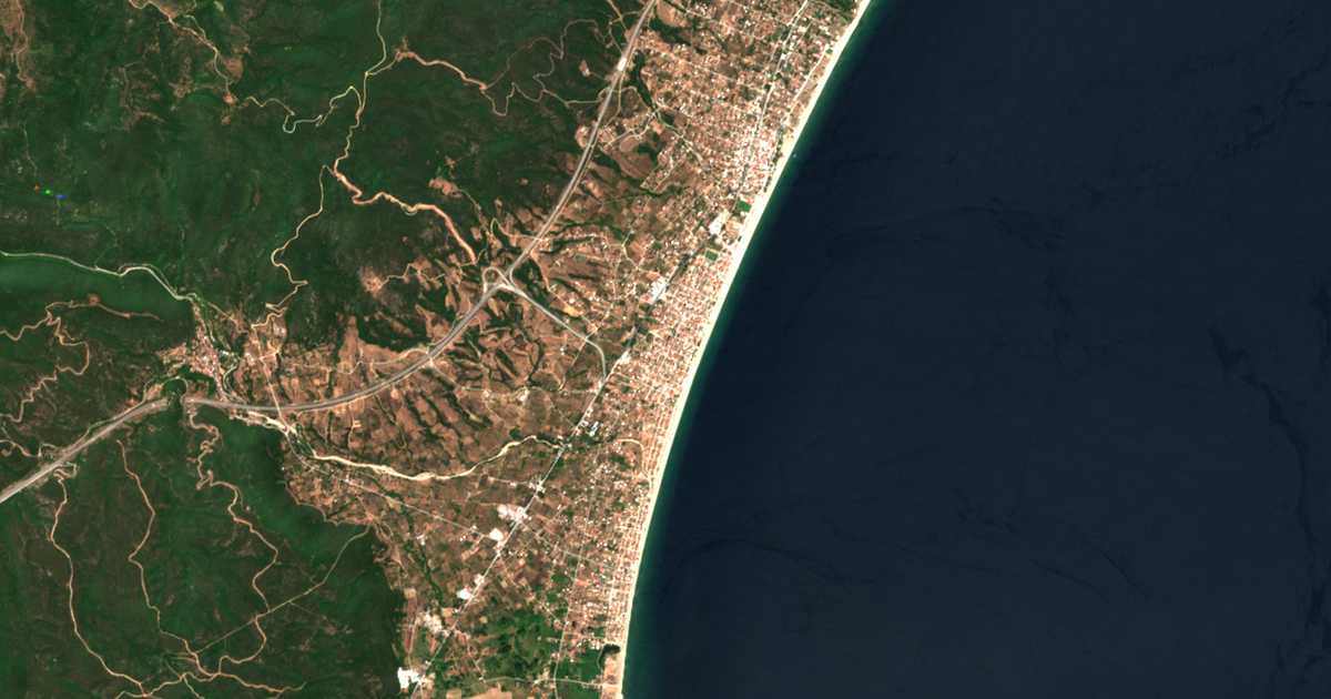 Carte satellite de Néa Vrasná