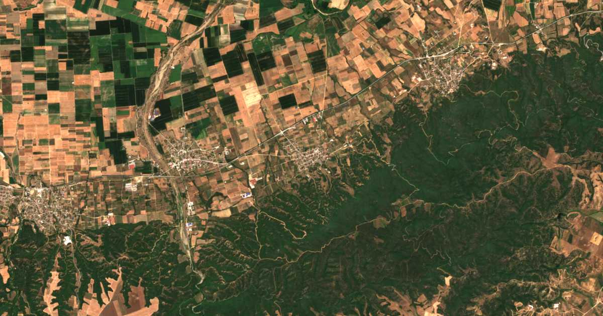 Carte satellite de Nikomidinón