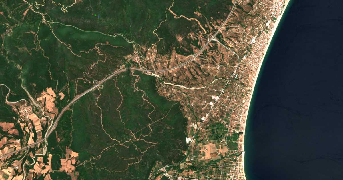 Carte satellite de Paliámbela