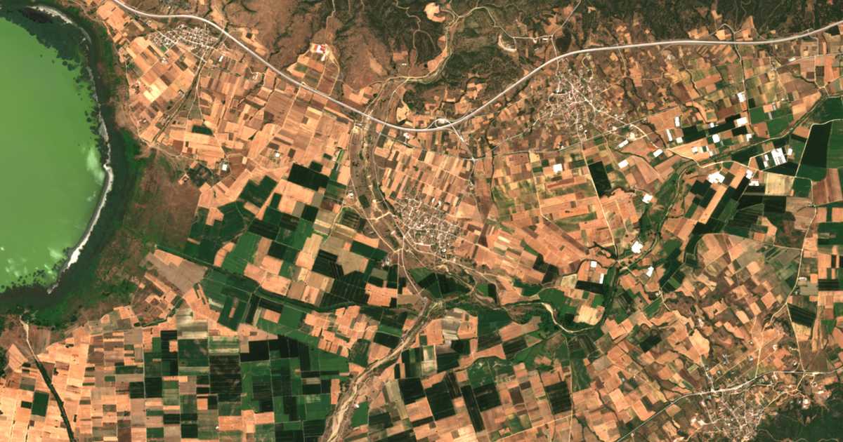 Carte satellite de Scholárion