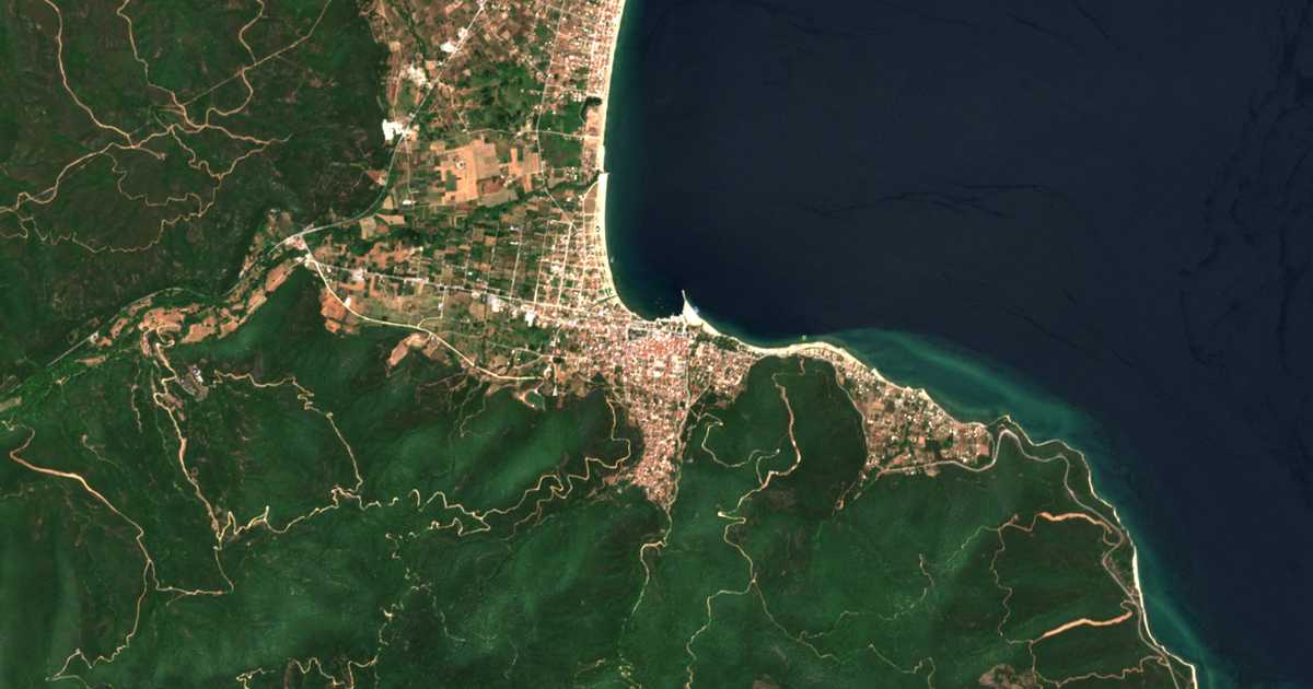Carte satellite de Stavrós