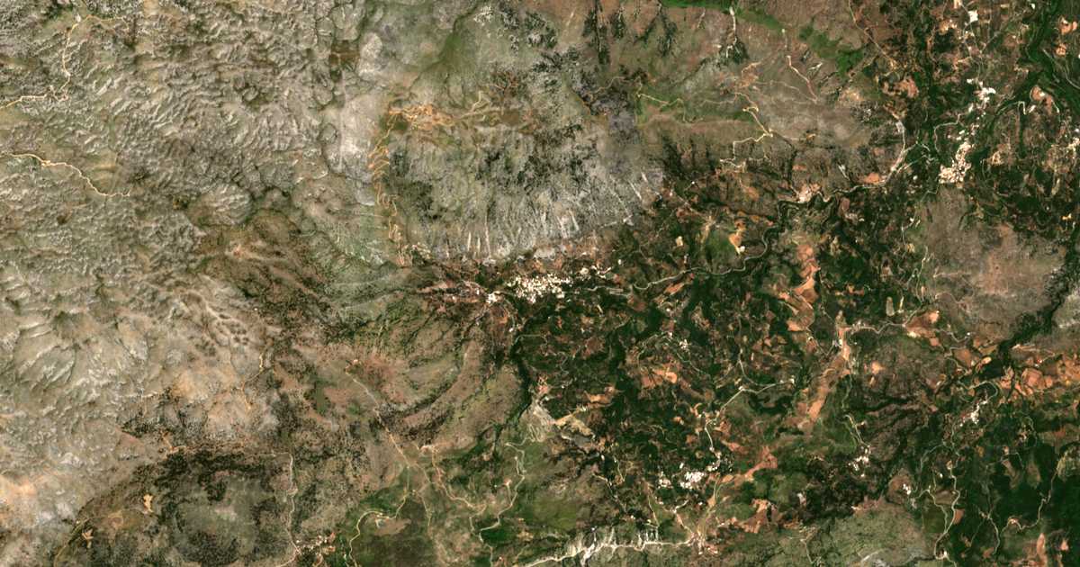 Carte satellite de Así Goniá