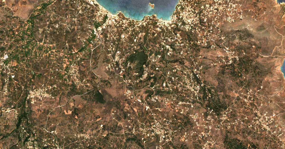 Carte satellite de Douliana