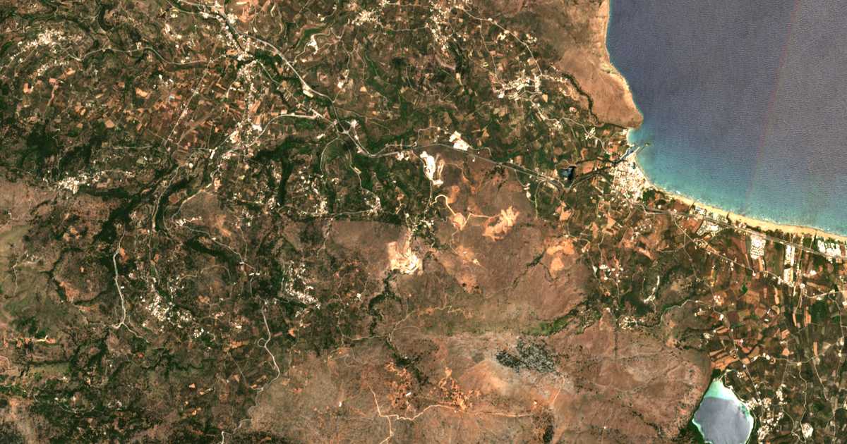 Carte satellite de Fones