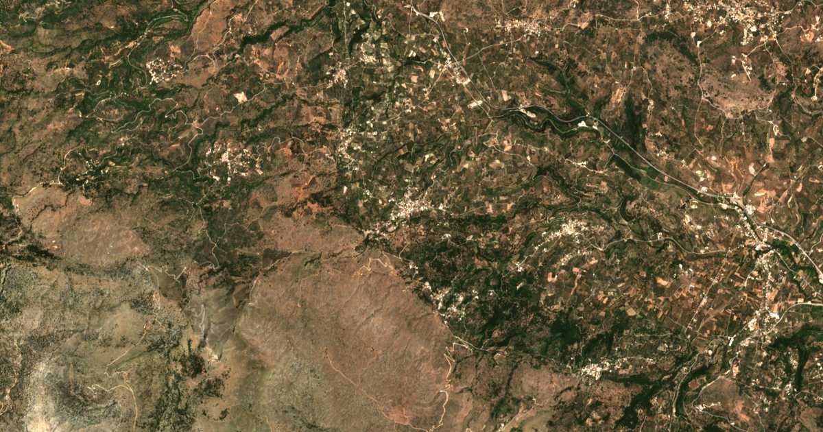 Carte satellite de Fres