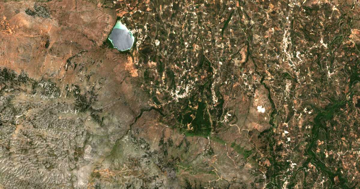 Carte satellite de Kournás