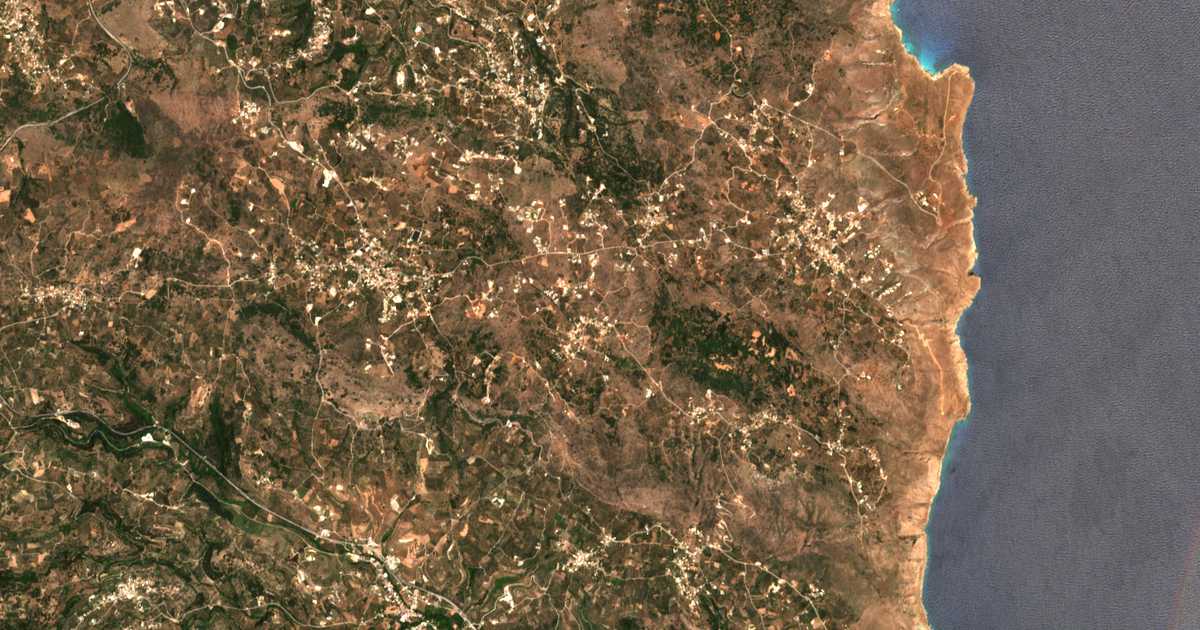 Carte satellite de Litsárda