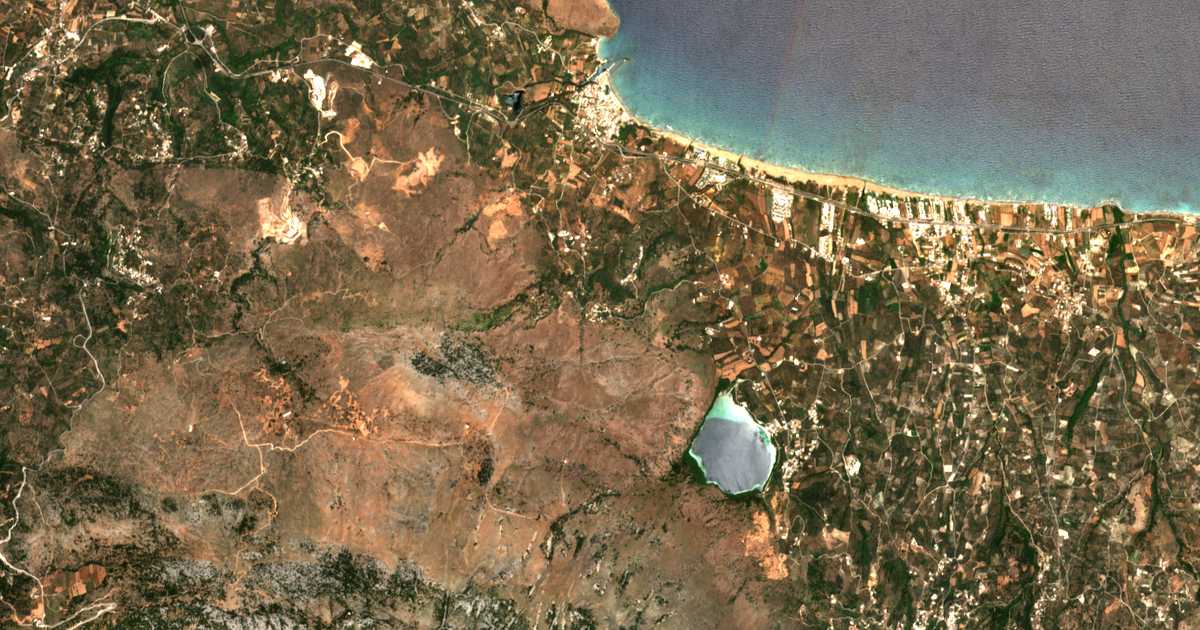 Carte satellite de Mathés