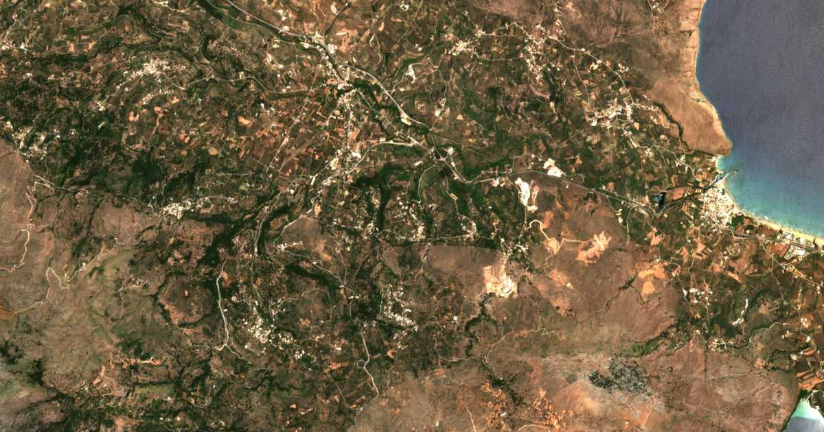 Carte satellite de Máza
