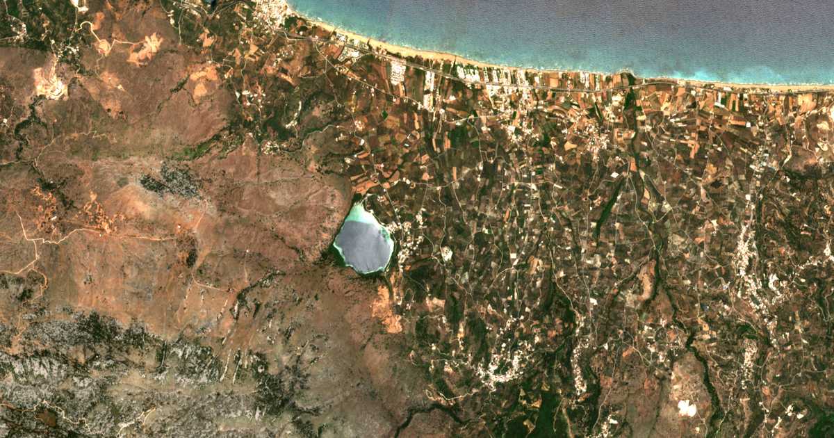 Carte satellite de Mouríon