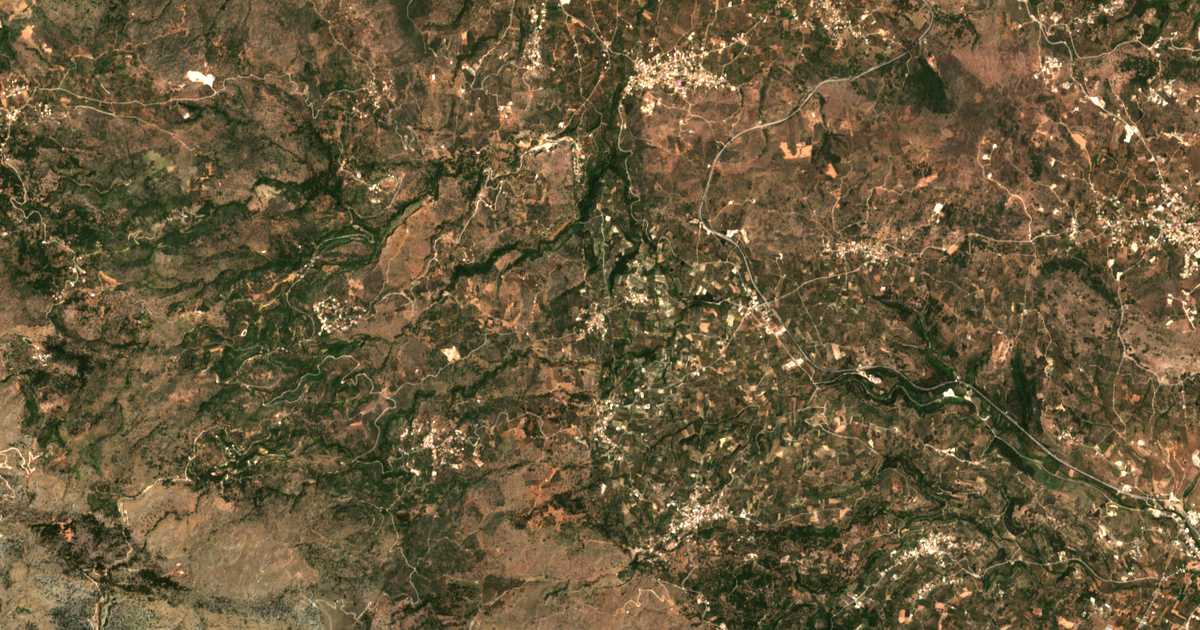 Carte satellite de Païdochóri