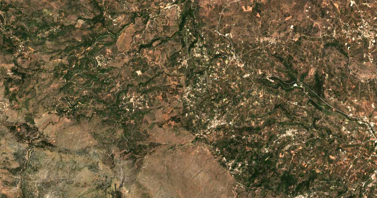 Carte satellite de Pemónia