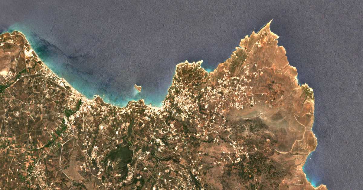 Carte satellite de Pláka
