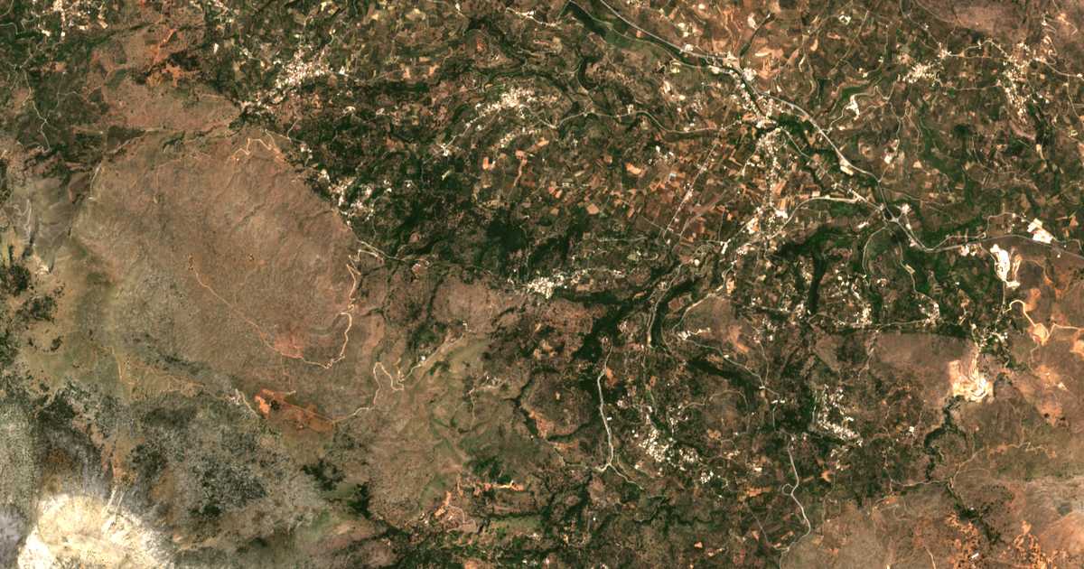 Carte satellite de Vafés