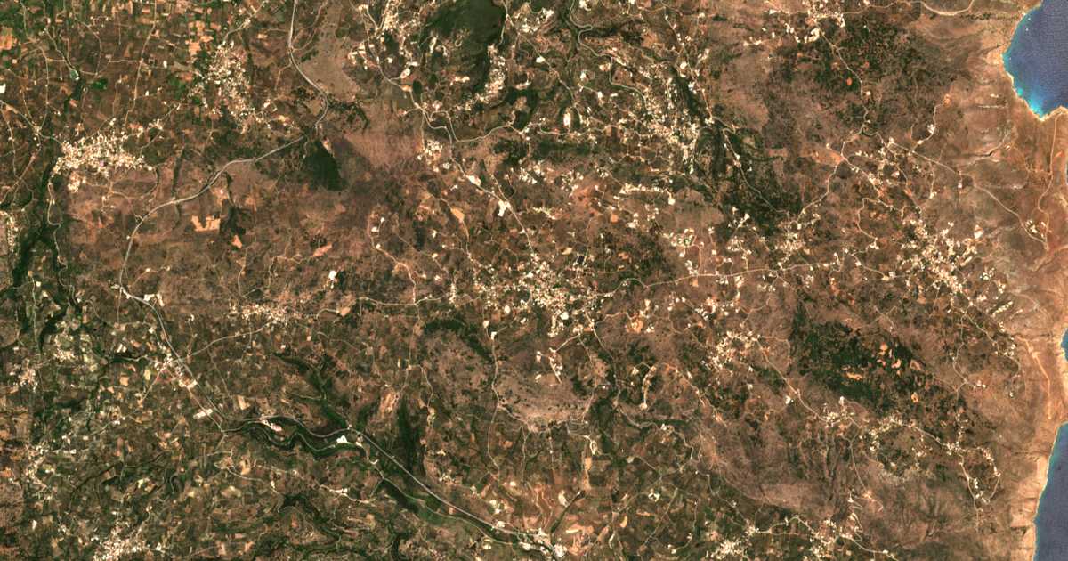 Carte satellite de Vámos
