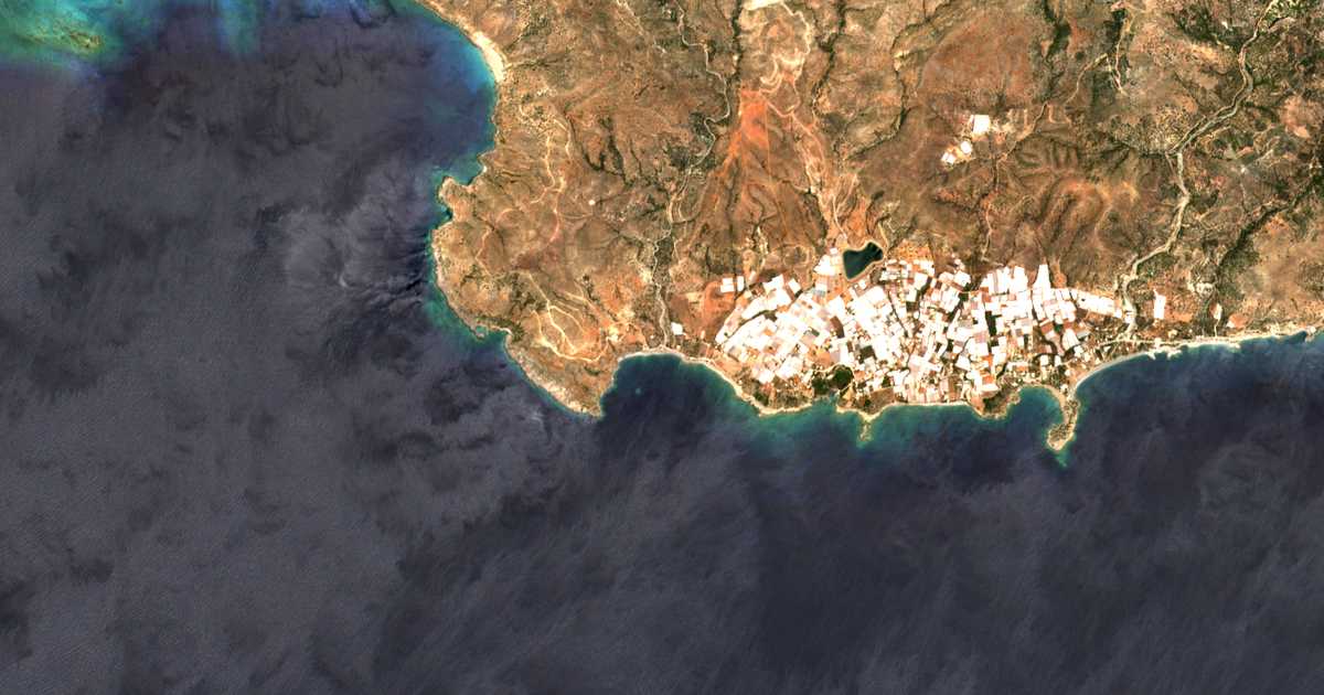 Carte satellite de Agía Kyriakí