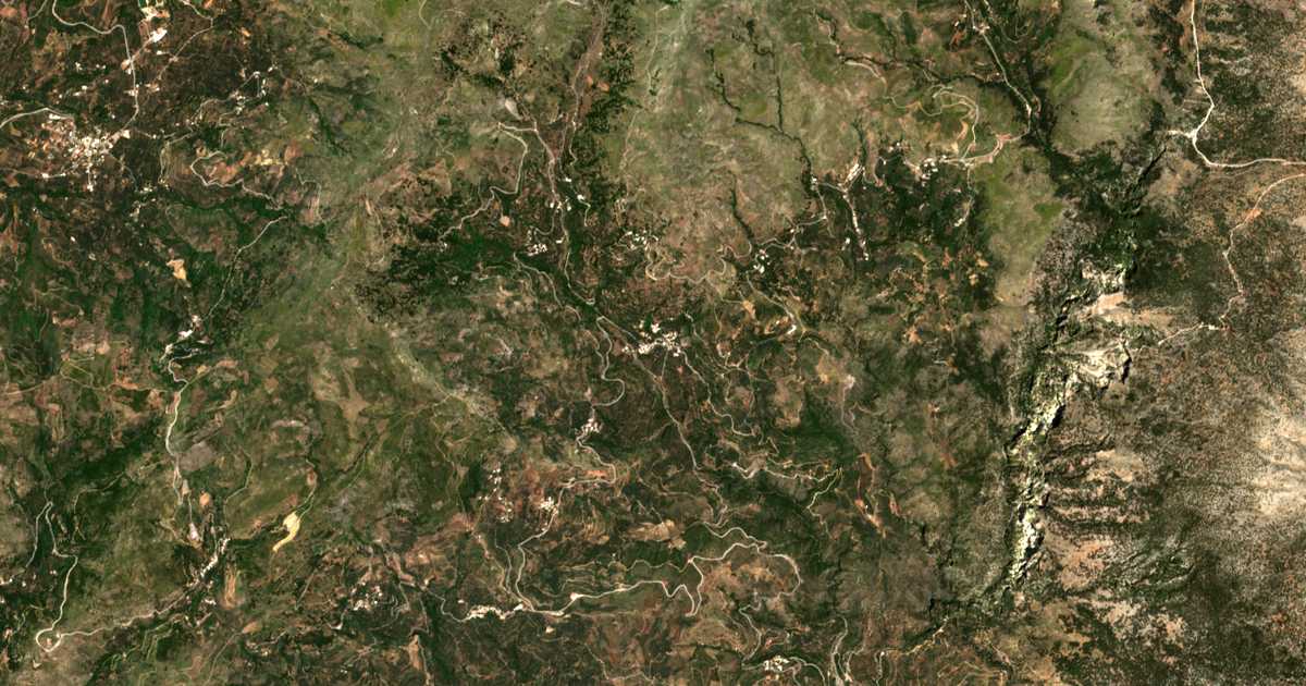 Carte satellite de Kampanós