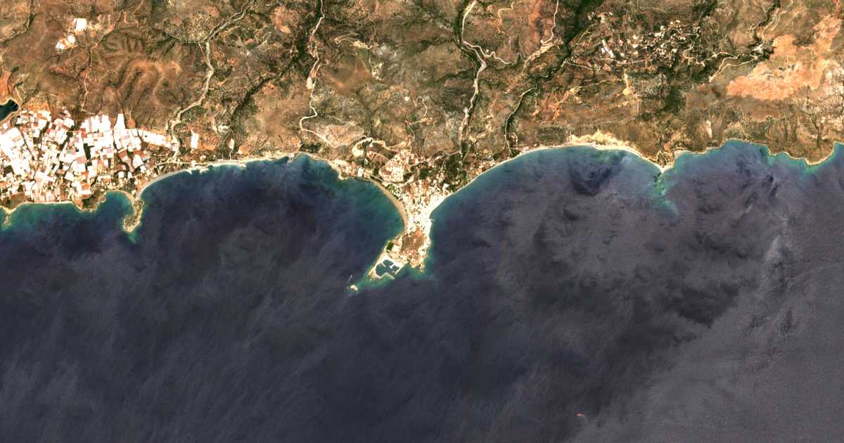 Carte satellite de Paleóchora