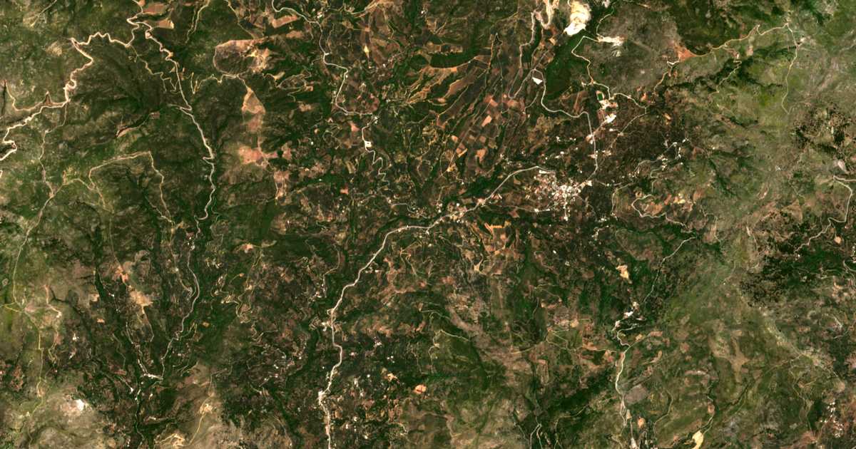 Carte satellite de Plemenianá