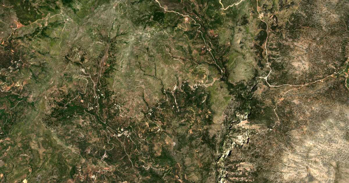 Carte satellite de Prinés