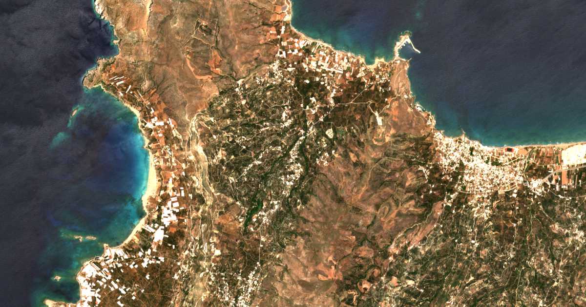 Carte satellite de Ágios Geórgios