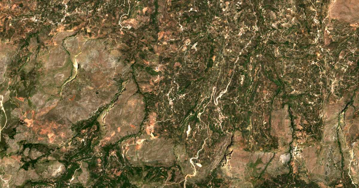 Carte satellite de Kaláthenes