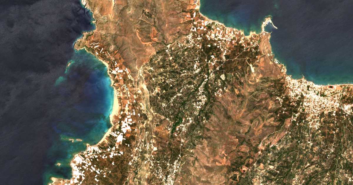 Carte satellite de Karefilianá