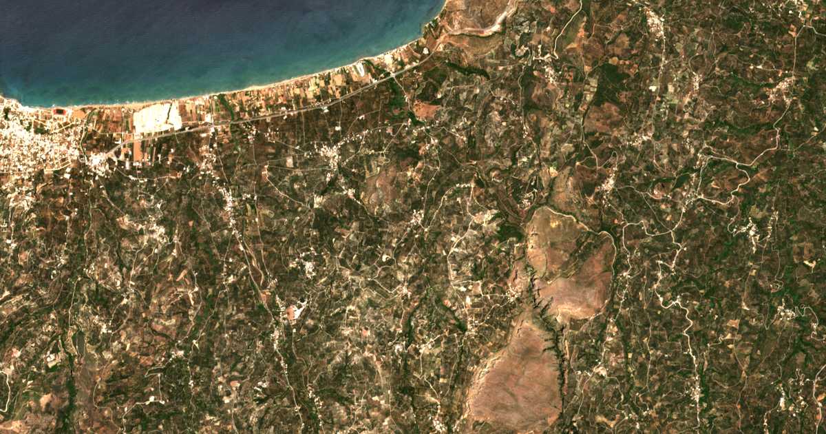 Carte satellite de Kotsianá