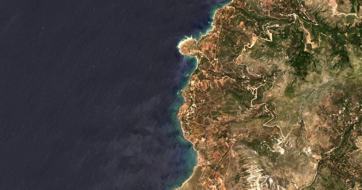 Carte satellite de Livádia