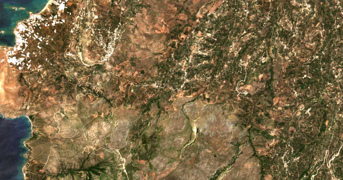 Carte satellite de Lousakiés