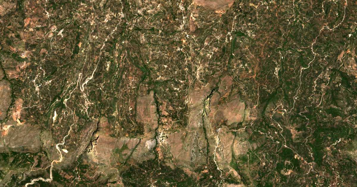 Carte satellite de Maláthyros