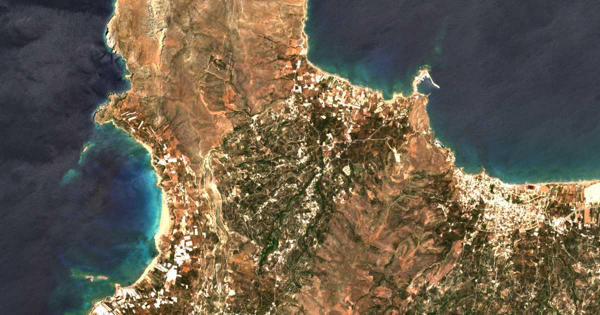 Carte satellite de Néon Choríon