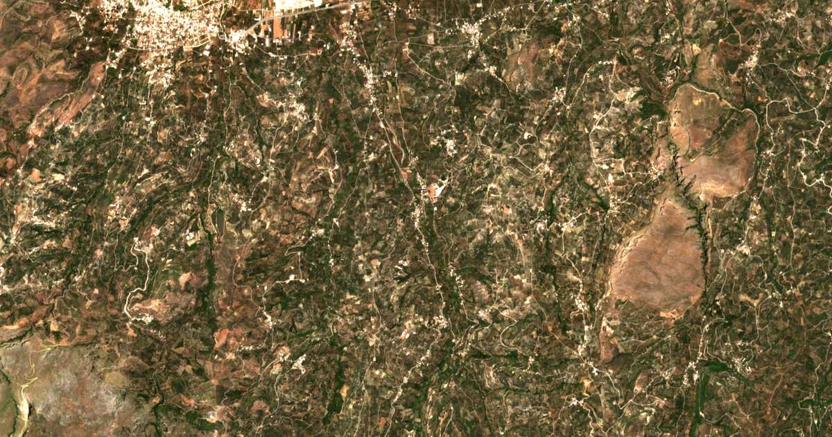 Carte satellite de Potamída