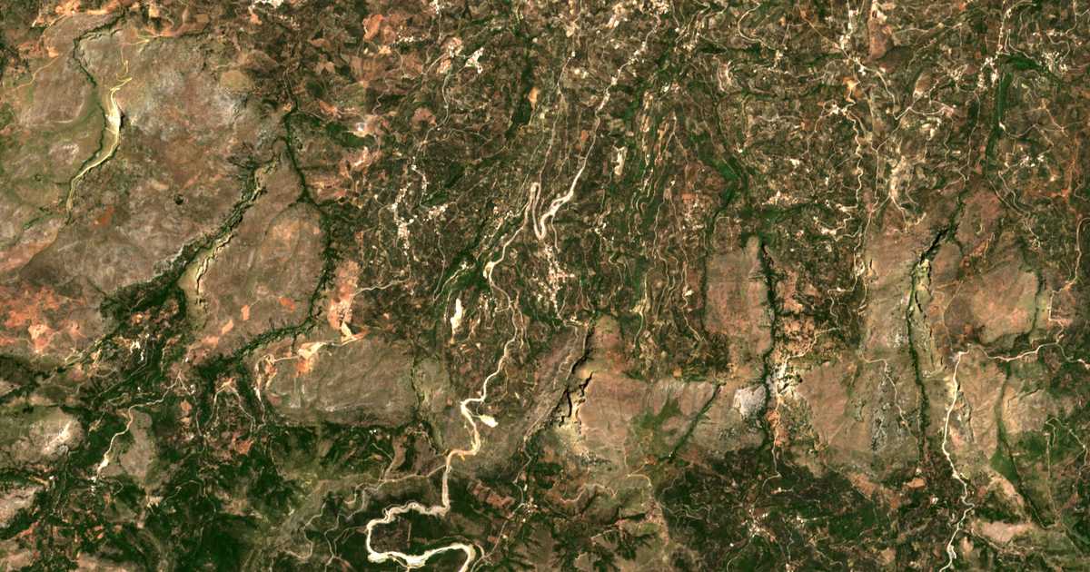 Carte satellite de Topólia