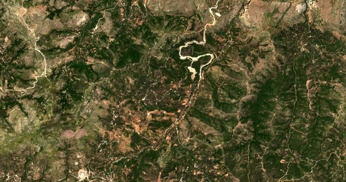 Carte satellite de Vlátos