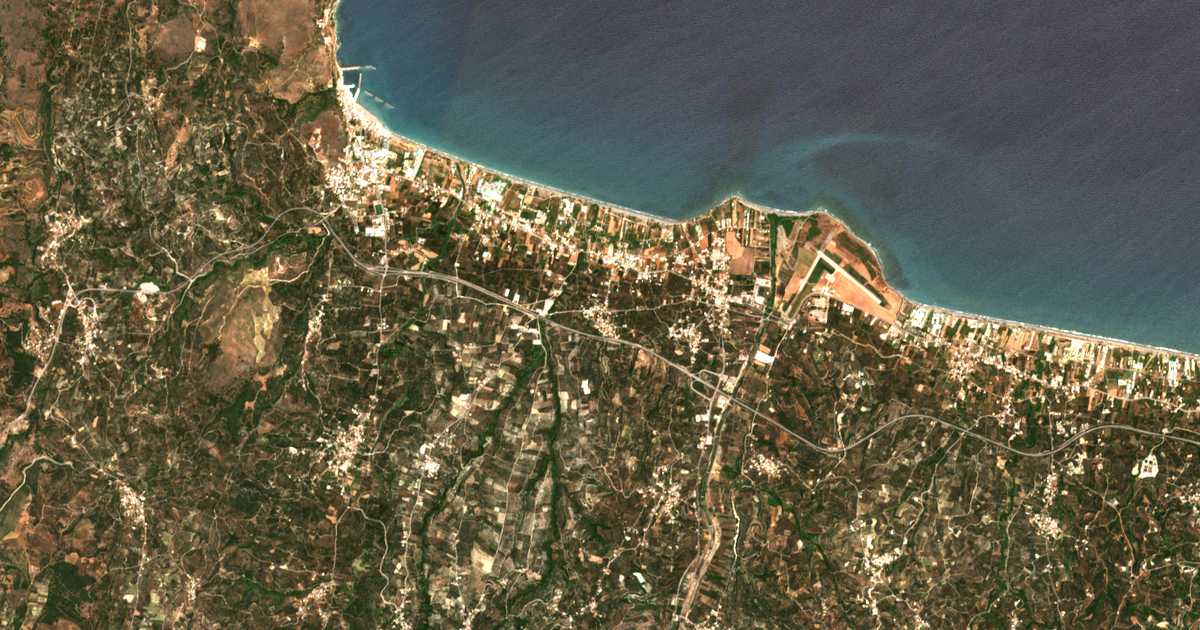 Carte satellite de Kamisianá